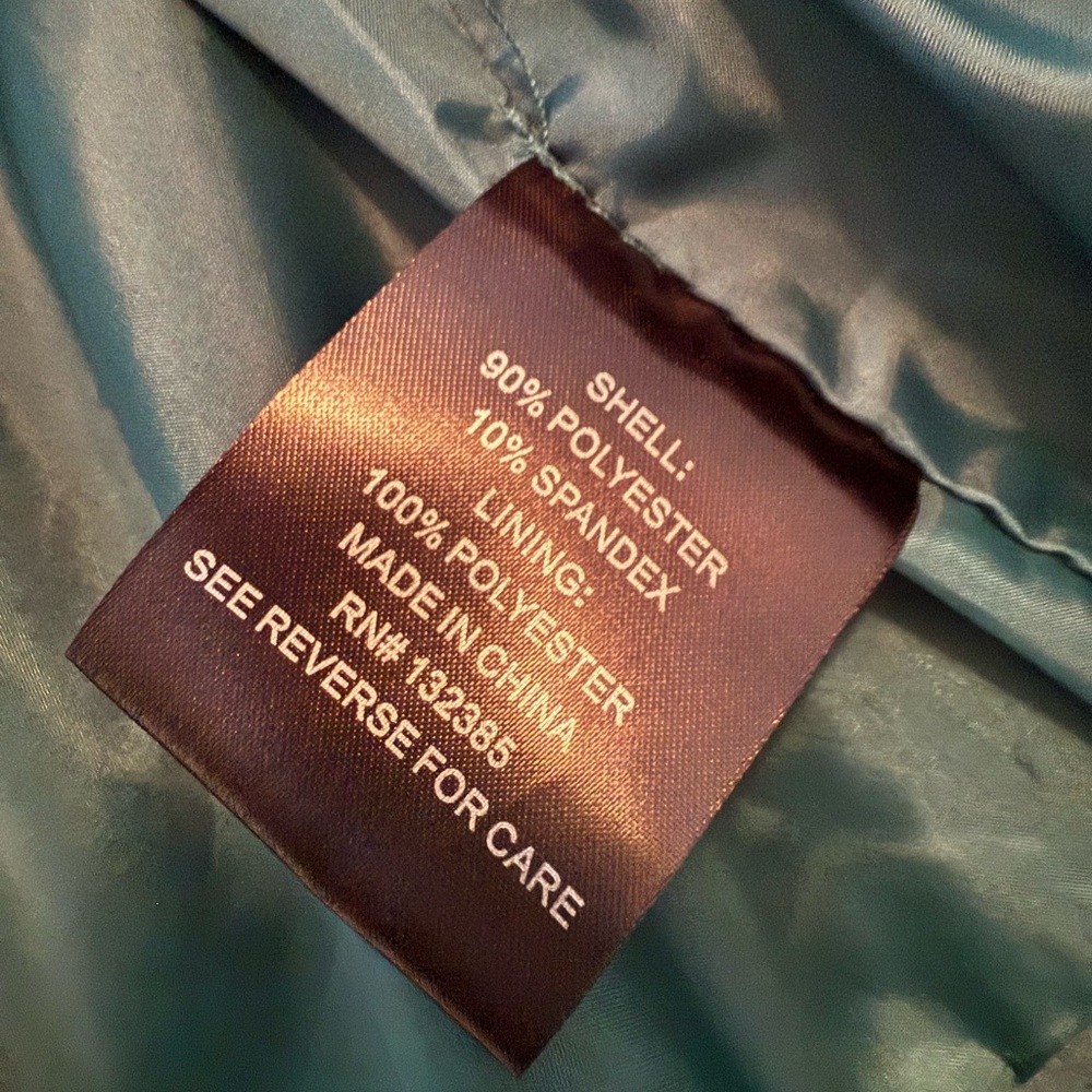 Like new! Love Token Studded Suede jacket in Emerald Green - Picture 5 of 5